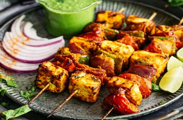 Paneer Achari Tikka